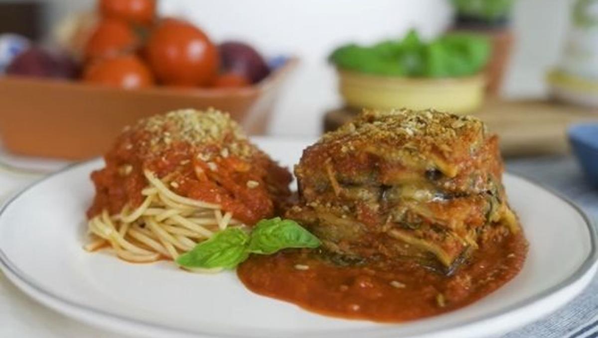 Feasting With FARE Eggplant Parmesan